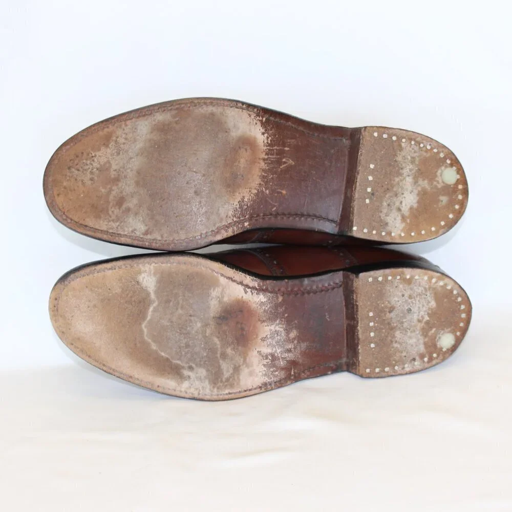 Cole Haan Men's Cognac Brown Oxford Dress Shoe Size 8